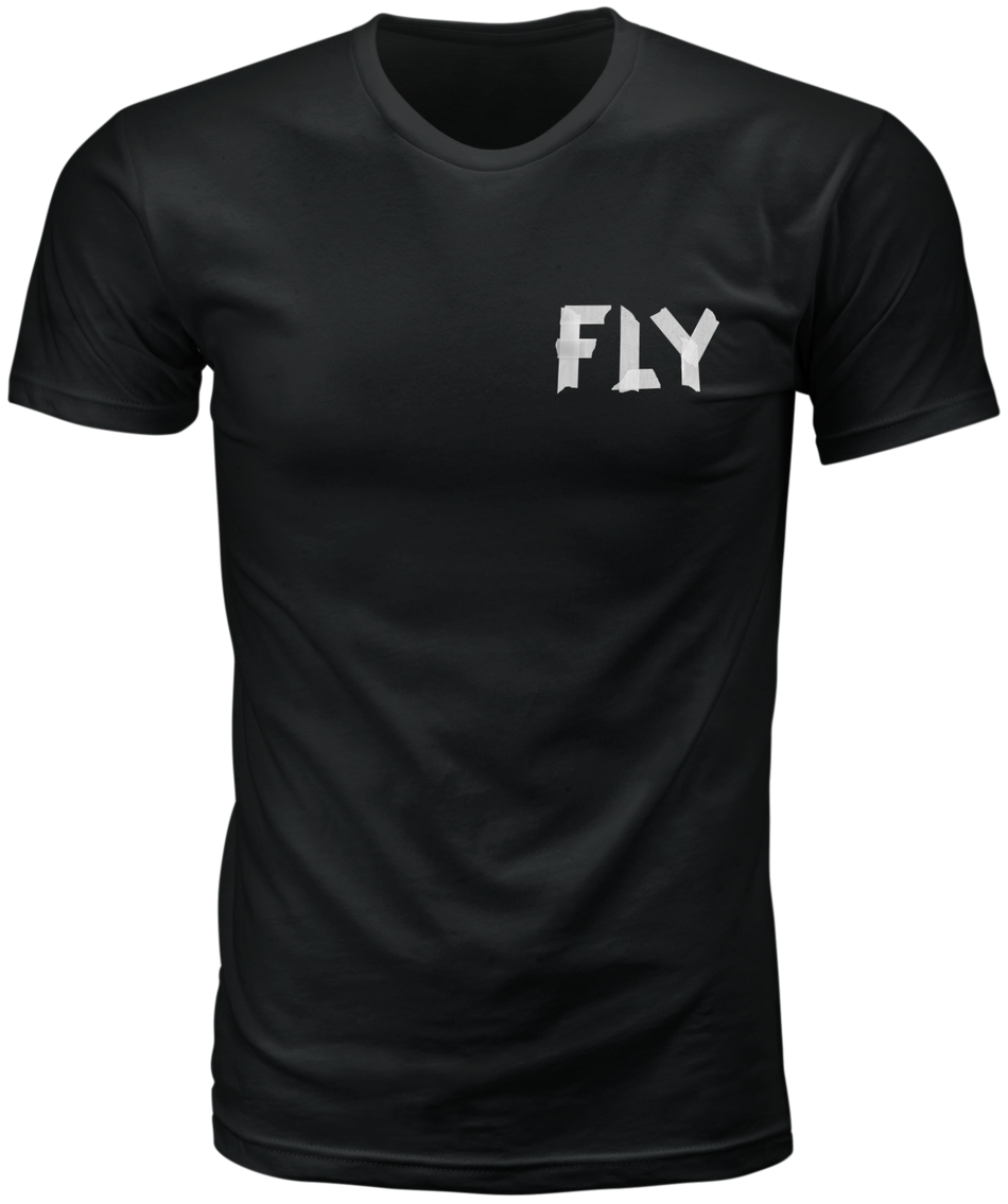 FLY RACING Fly Tape Tee Black Lg 352-0230L