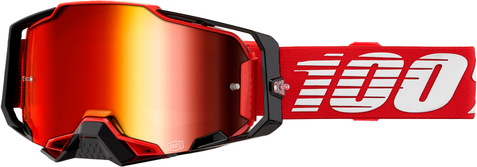 100% Armega Goggle Red Mirror Red Lens 50005-00033