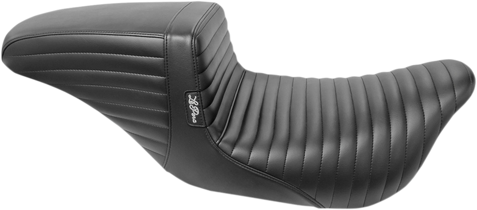 LE PERA Kickflip Seat - Pleated - Black - FL '08-'22 LK-597PT
