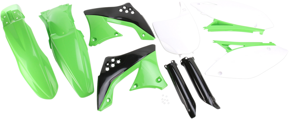 ACERBIS Full Replacement Body Kit - OEM Green/Black/White 2198060145