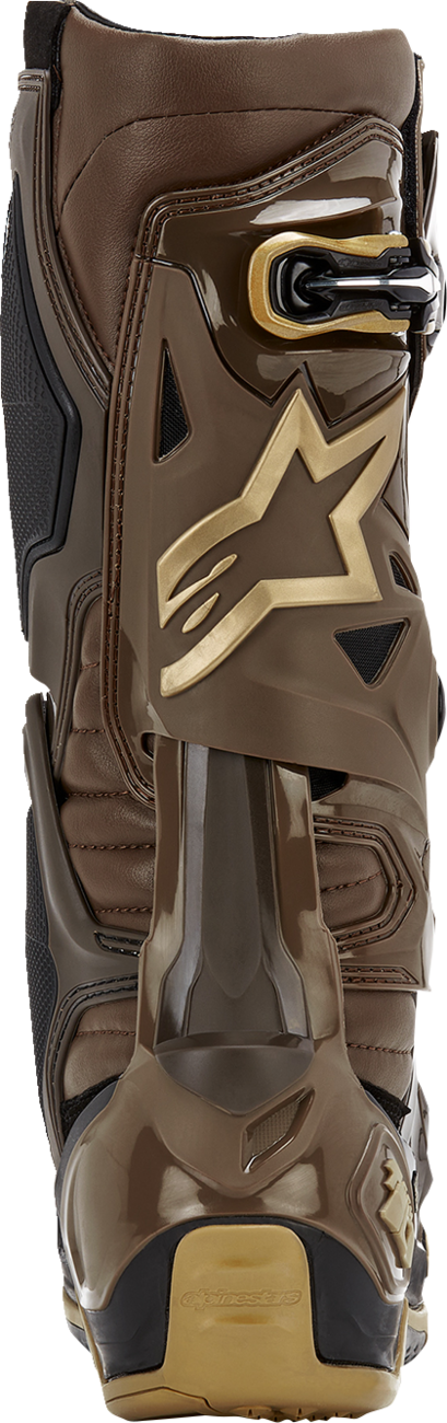 ALPINESTARS Limited Edition Squad '23 Tech 10 Boots - Brown/Gold - US 11 2010020-839-11