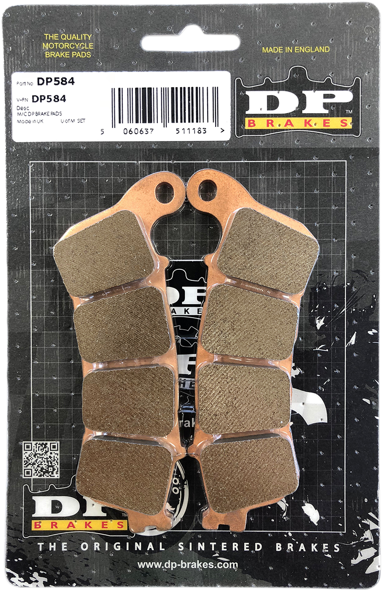 DP BRAKES Pastillas de freno estándar - GL1800 Gold Wing DP584 