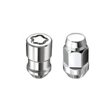 McGard 5 Lug Hex Install Kit w/Locks (Cone Seat Nut / Bulge) M12X1.5 / 3/4 Hex / 1.45in L - Chrome 84537