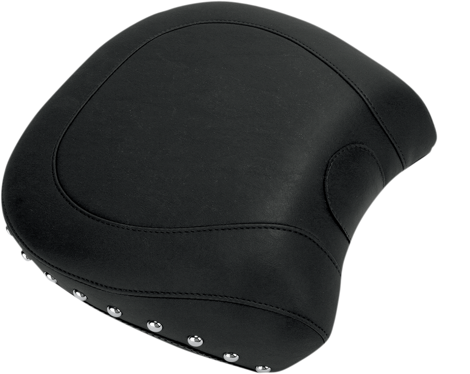 MUSTANG Wide Rear Seat - Studded - Black - Softail 79533
