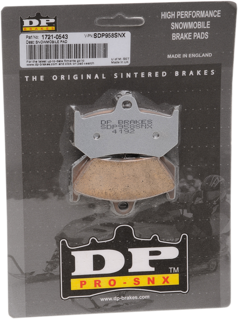 DP BRAKES HH+ Brake Pads - SDP958SNX SDP958SNX