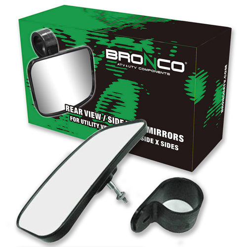 Bronco Products Utv Rear/Side View Mirror 1.5-1.75 Mount 122010