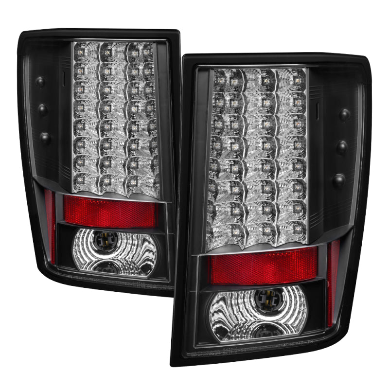 Spyder Jeep Grand Cherokee 07-10 LED Tail Lights Black ALT-YD-JGC07-LED-BK 5070197