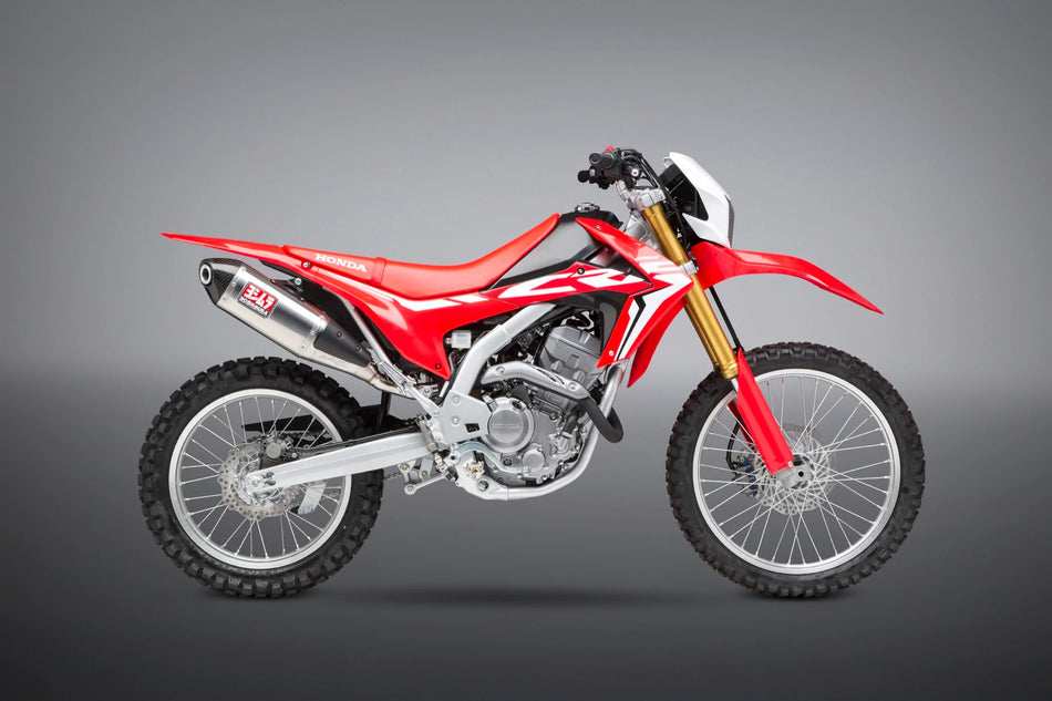 Yoshimura Crf250l/Rally 17-20 Race Rs-4 Stainless Slip-On Exhaust,  Stainless Muffler 123402d520