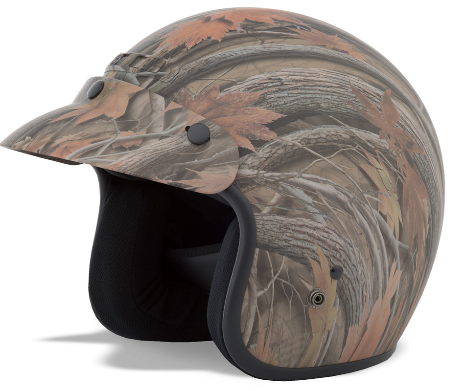 GMAX Gm-2 Open-Face Leaf Camouflage Helmet Lg G102566