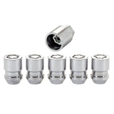 McGard Wheel Lock Nut Set - 5pk. (Cone Seat) M12X1.25 / 3/4 Hex / 1.28in. Length - Chrome 24552