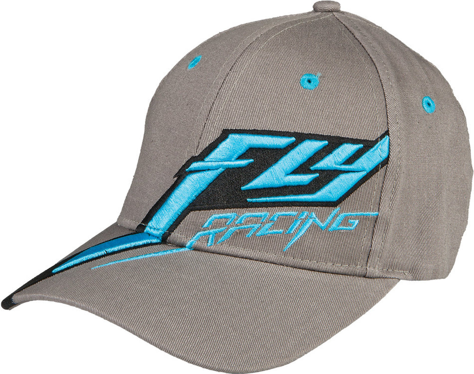 FLY RACING Flyght Hat Grey/Blue L 351-0231L
