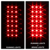 Xtune Hummer H3 06-09 ( Non H3T ) LED Tail Lights Black ALT-ON-HH306-LED-BK 5017697