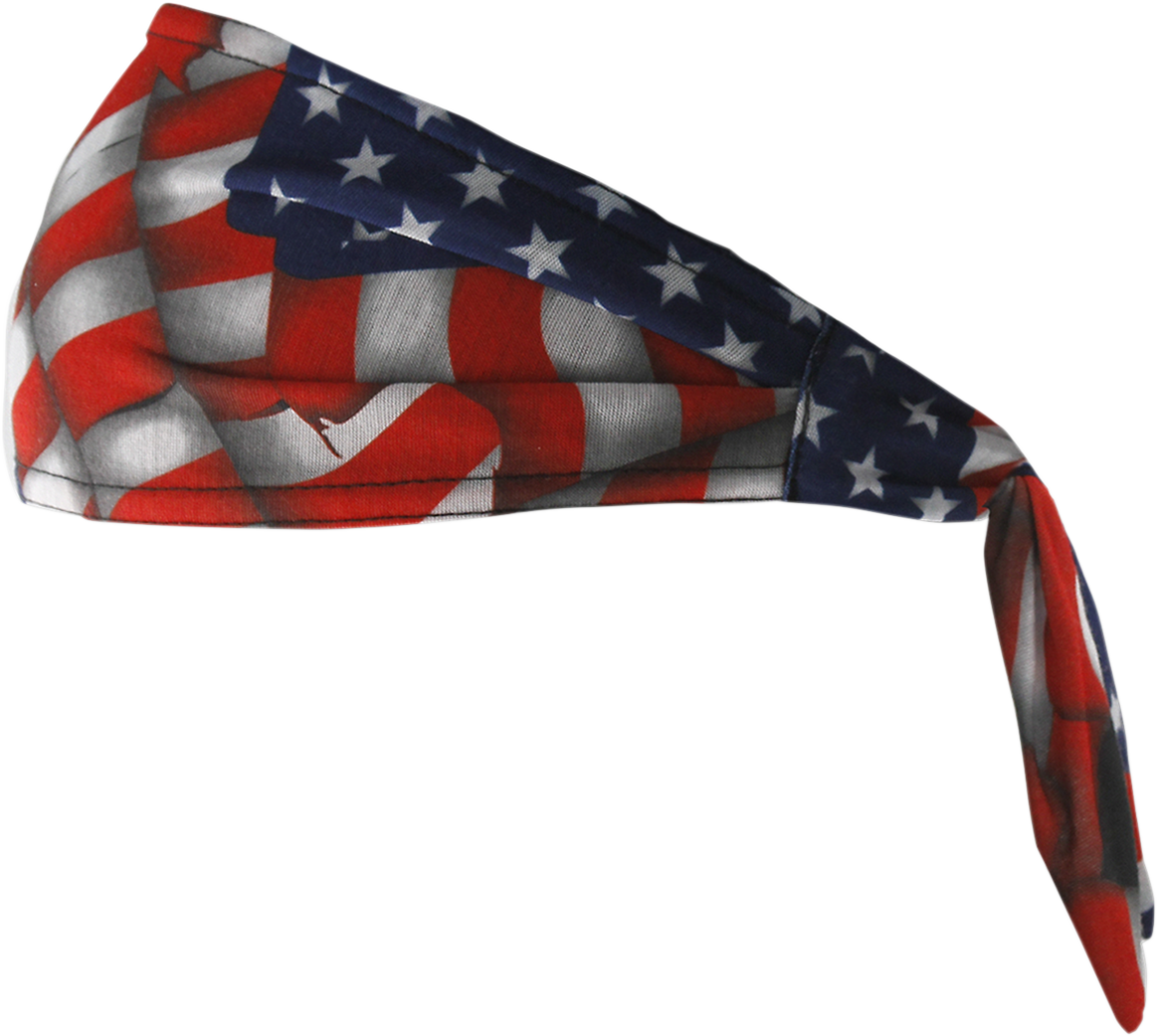 SCHAMPA &amp; DIRT SKINS Old School Bandana - Amerikanische Flagge OSB1-24 