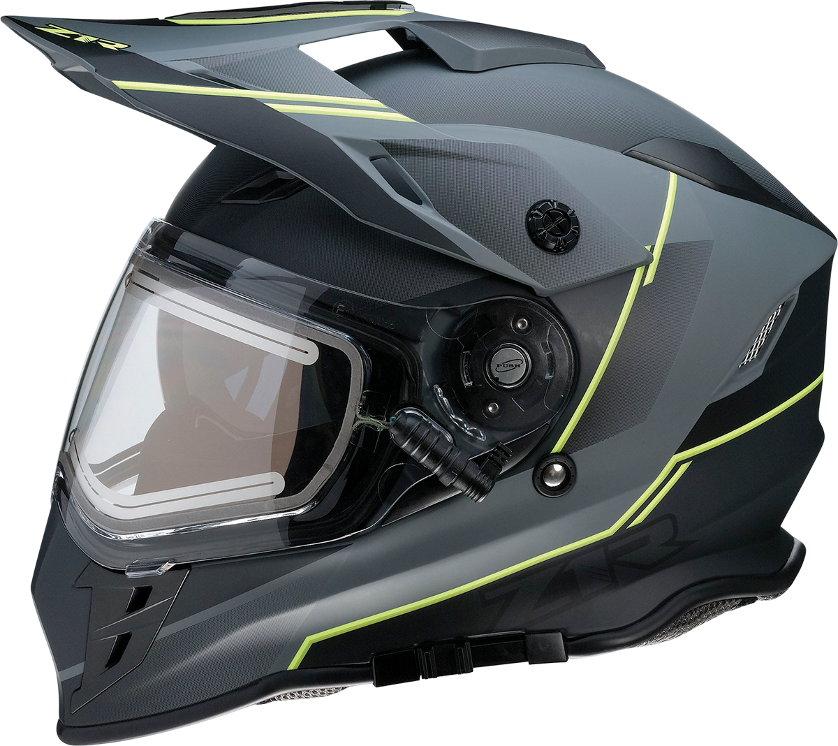 Z1R Range Helmet - Bladestorm - Gray/Black/Hi-Viz Yellow - Small 0101-14066