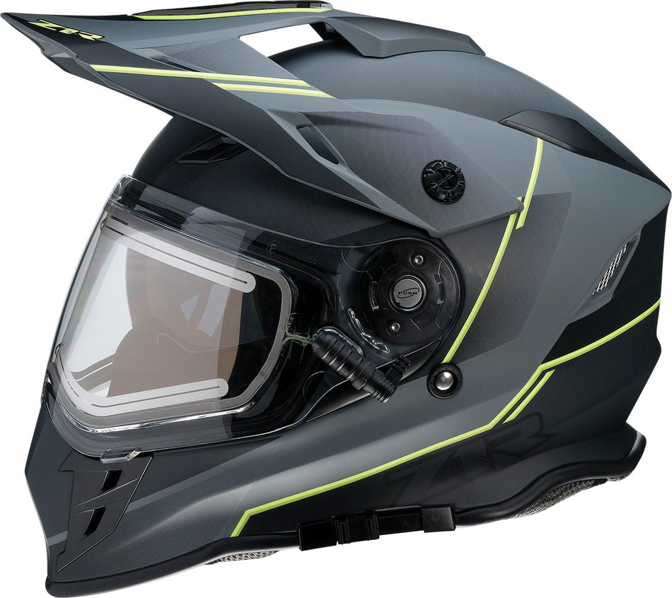 Z1R Range Helmet - Bladestorm - Gray/Black/Hi-Viz Yellow - 2XL 0101-14070