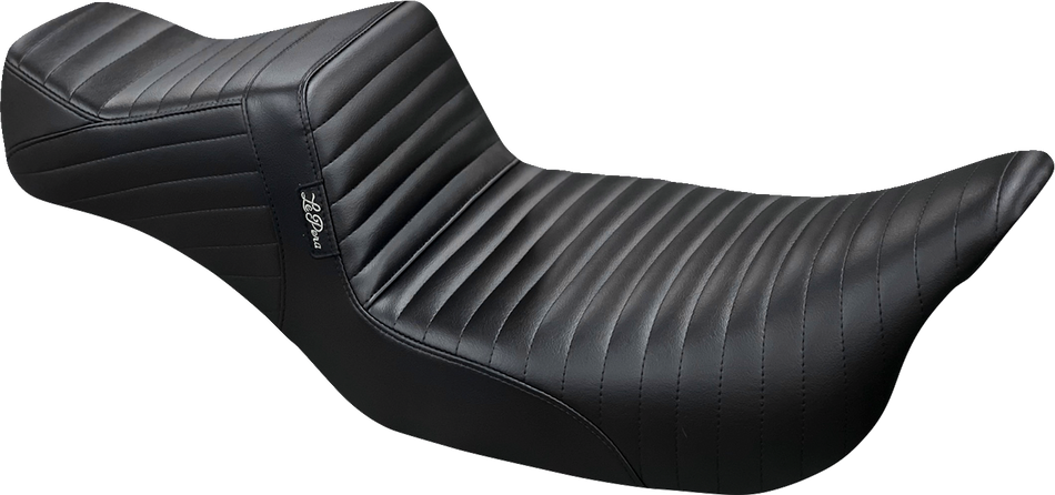 LE PERA Tailwhip Daddy Long Legs Seat - Pleated - Black LK-587DLPT