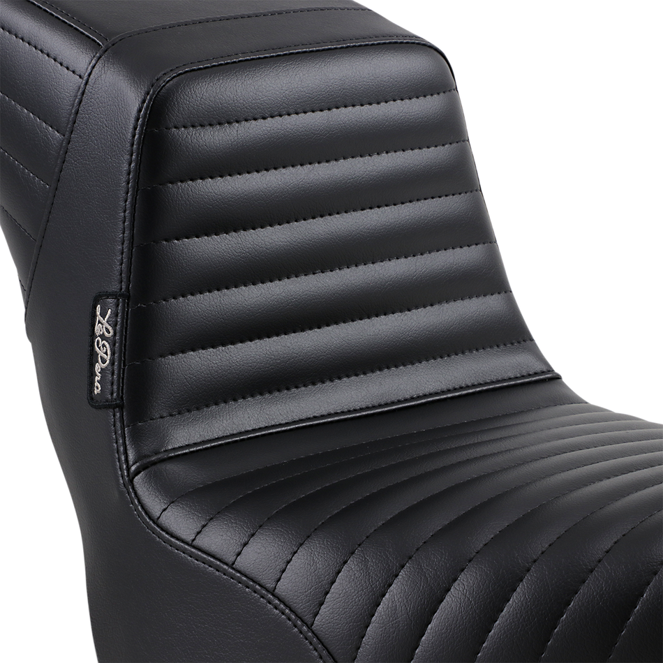 LE PERA Kickflip Seat - Pleated - Black - FLFB '18-'22 LYO-590PT