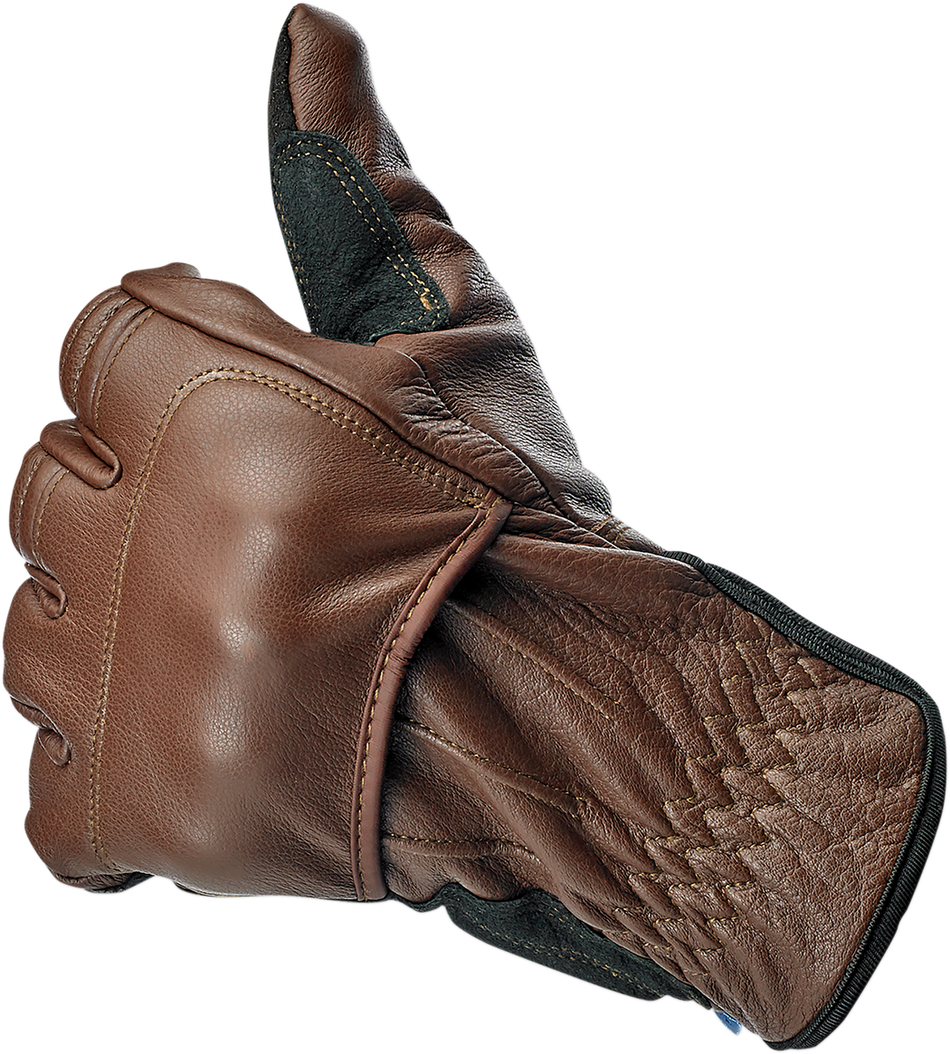 BILTWELL Belden Gloves - Chocolate/Black - Large 1505-0201-304