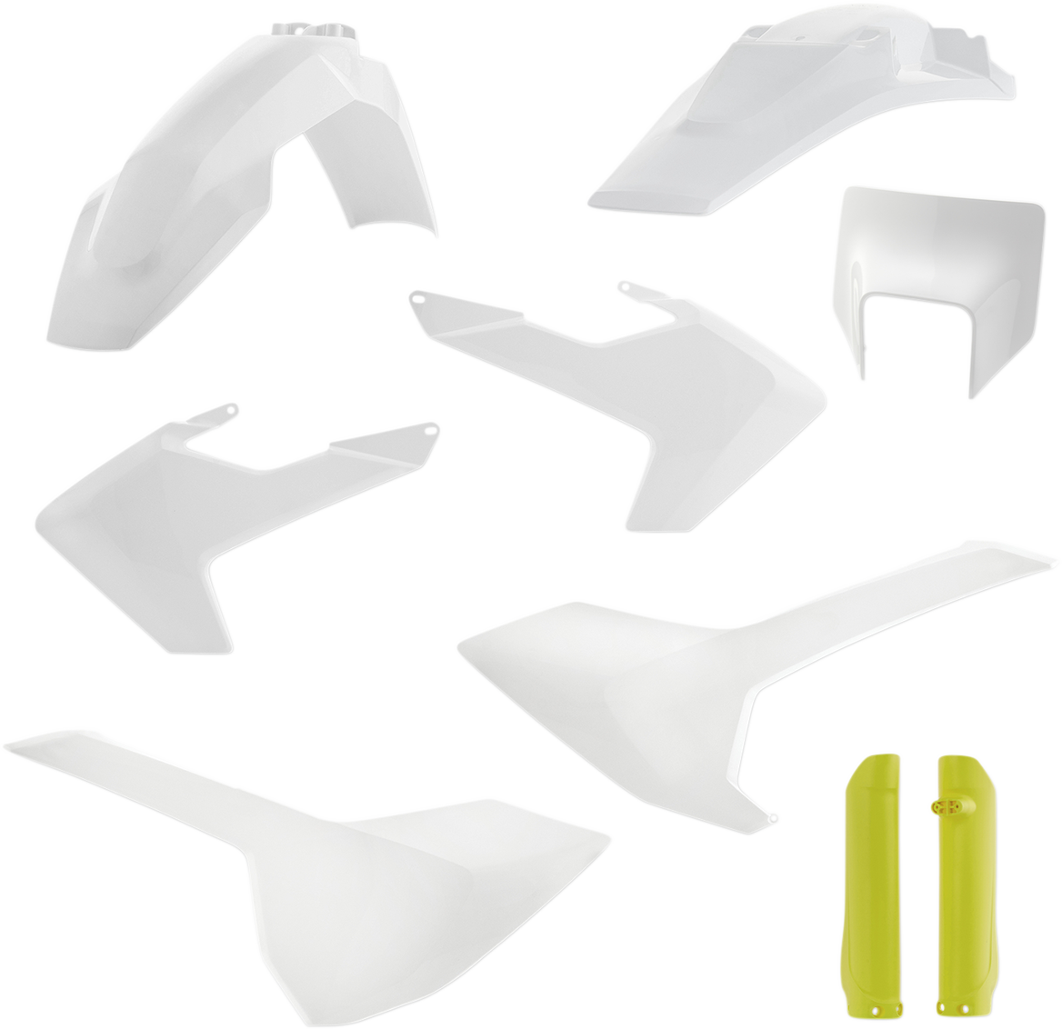 ACERBIS Full Replacement Body Kit - OEM '19 White/Yellow 2733436345