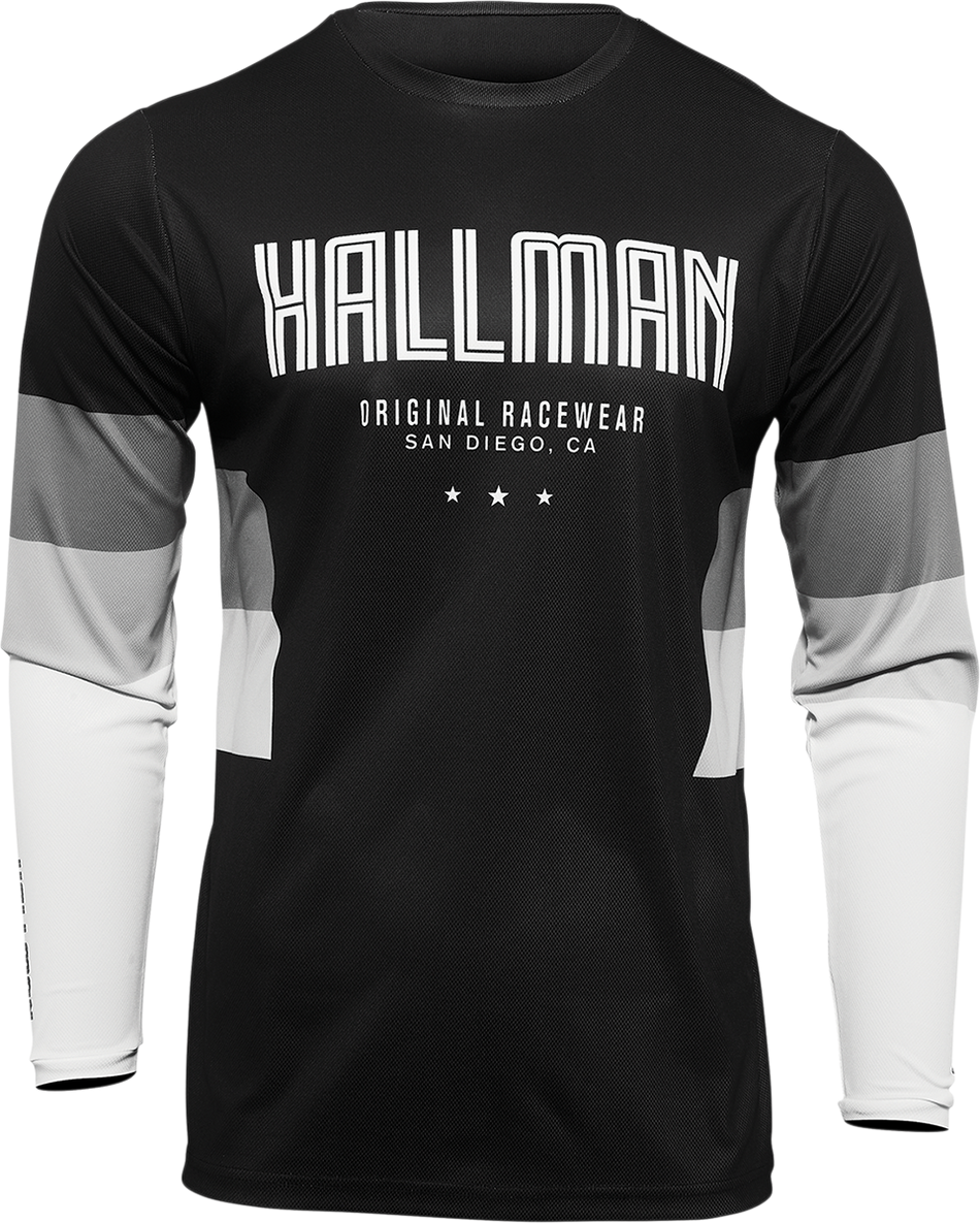 THOR Hallman Differ Draft Jersey - Black/White - XL 2910-6600