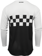 THOR Hallman Differ Cheq Jersey - Black/White - Large 2910-6584