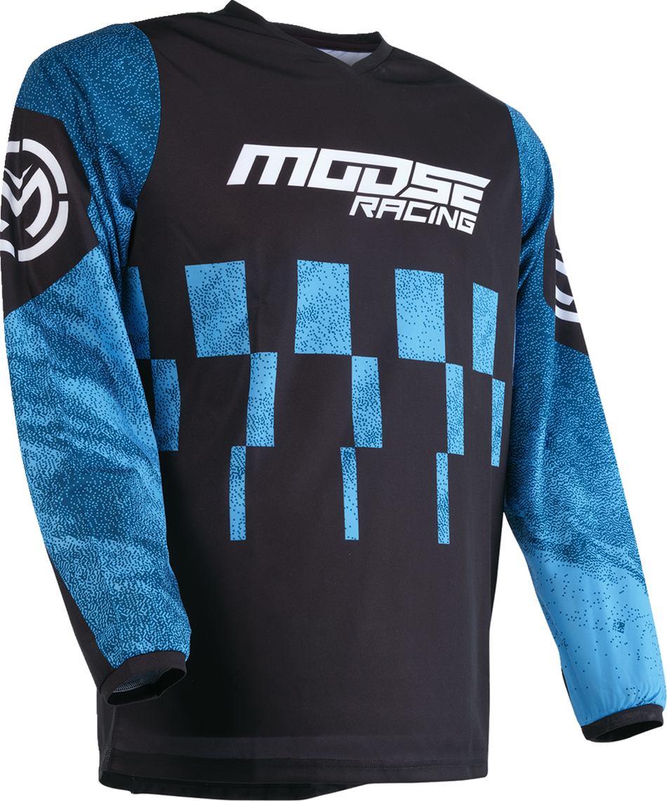 MOOSE RACING Qualifier Jersey - Blue/Black - Large 2910-7536