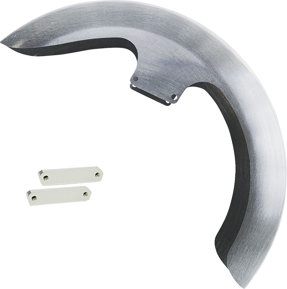 PAUL YAFFE BAGGER NATION Thicky Front Fender - 21" - With Chrome Adapters THICKY21-14L-C