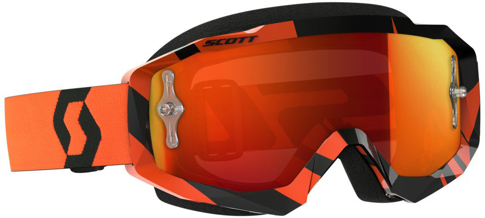 SCOTT Hustle Goggle Black/Orange W/Orange Chrome Lens 262592-1009280