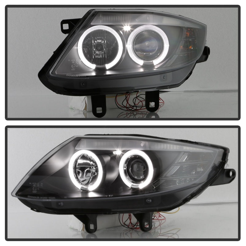 Spyder BMW Z4 03-08 Projector Headlights Xenon/HID Model Only - LED Halo Black PRO-YD-BMWZ403-HID-BK 5029676