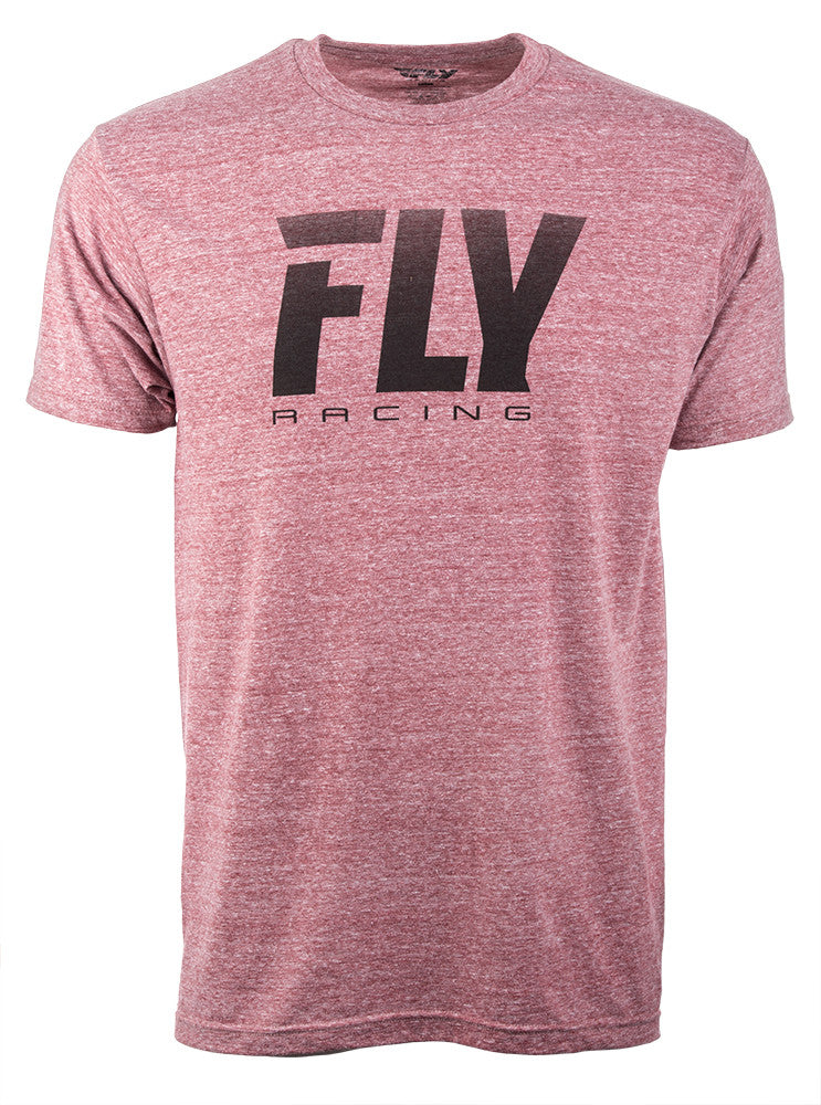 FLY RACING Logo Fade Tee Onyx Lg 352-1019L