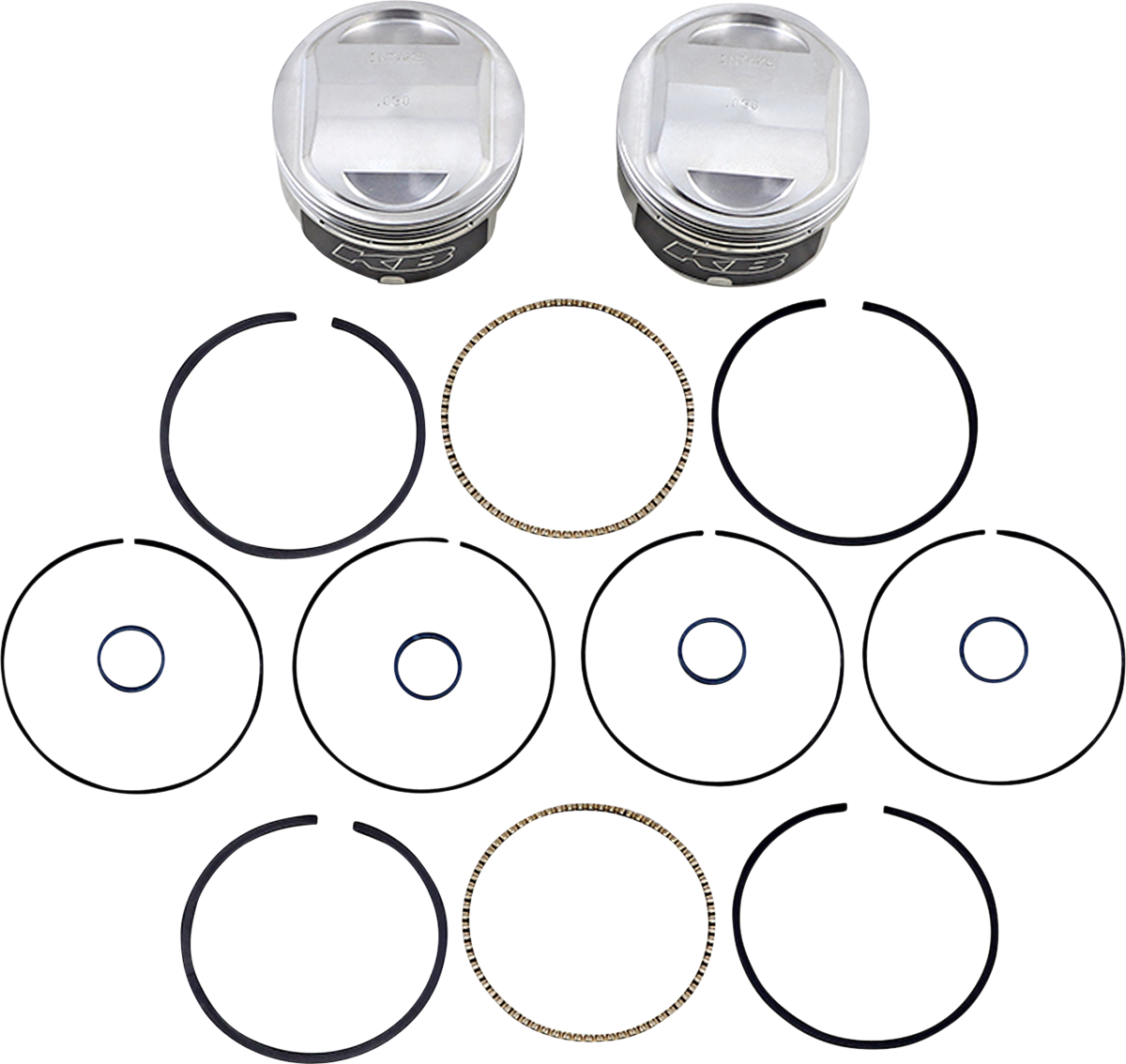 KB PERFORMANCE Piston Kit - Twin Cam 88 KB426C.030