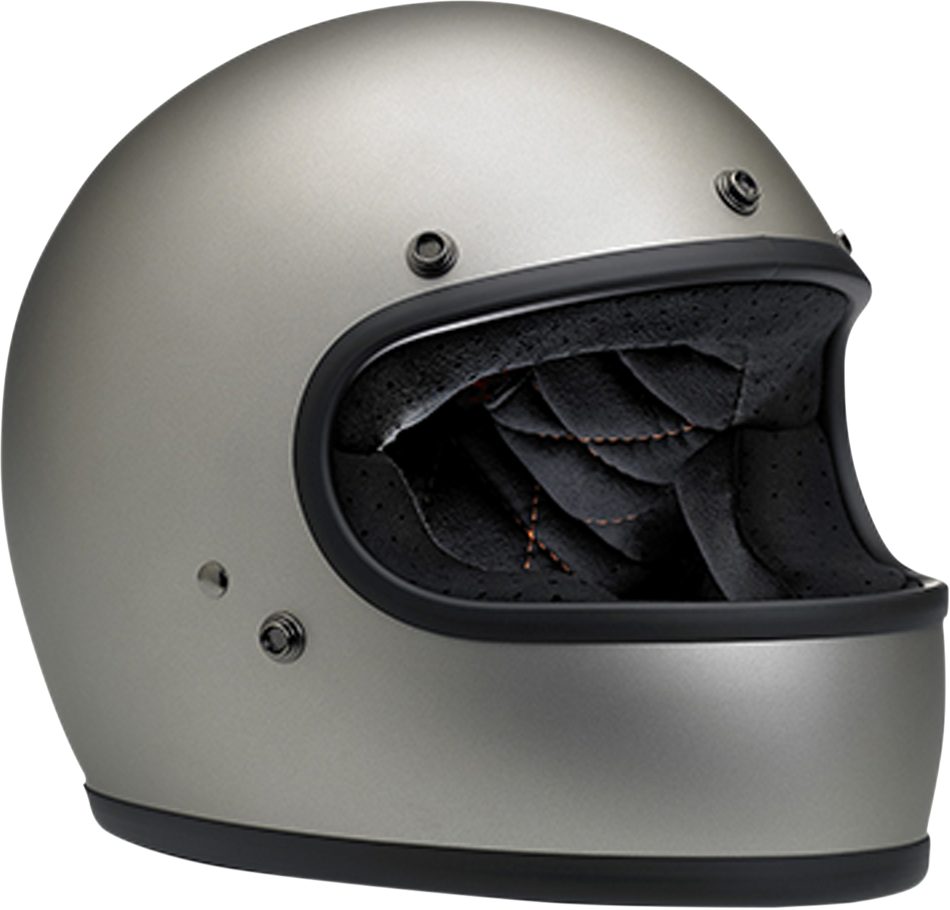 BILTWELL Gringo Helmet - Flat Titanium - Small 1002-203-102