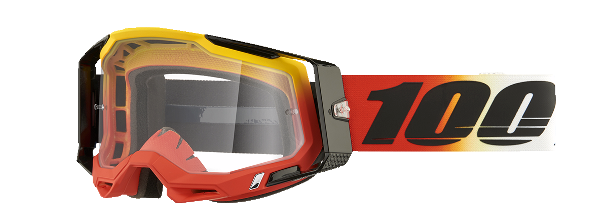 100% Racecraft 2 Schutzbrille - Ogusto - Klar 50009-00024