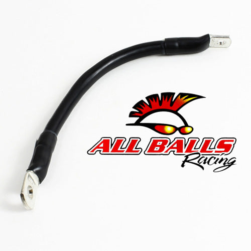 All Balls Racing 8 Black Battery Cable 132125
