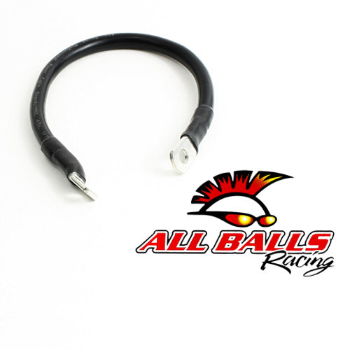 All Balls Racing 13 Black Battery Cable 132136