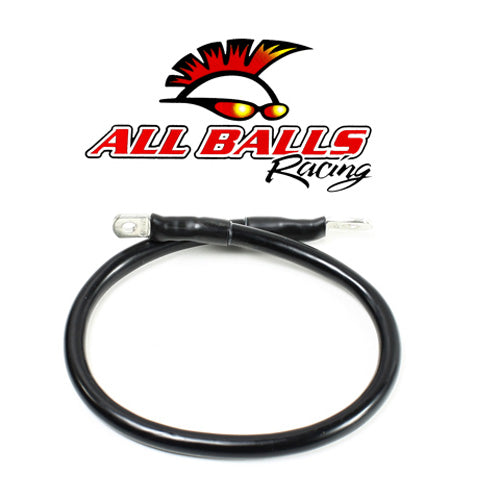 All Balls Racing 19 Black Battery Cable 132146