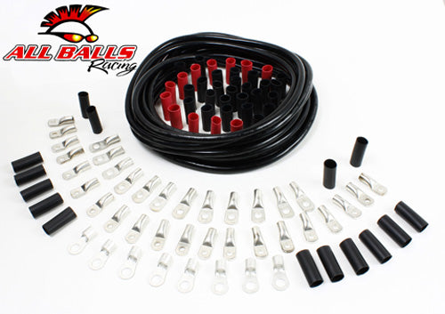 All Balls Racing Black 25 Battery Cable Kit 132210