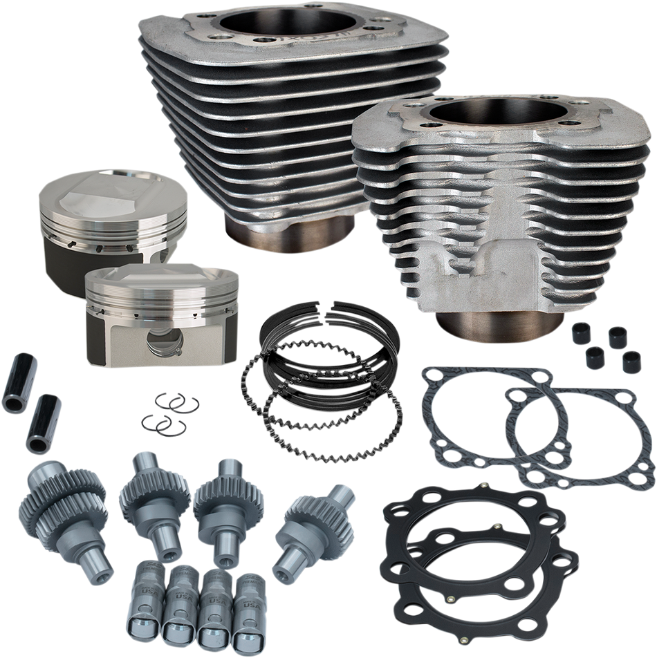 S&S CYCLE Hooligan Kit - 1200-1250 - Silver 910-0702