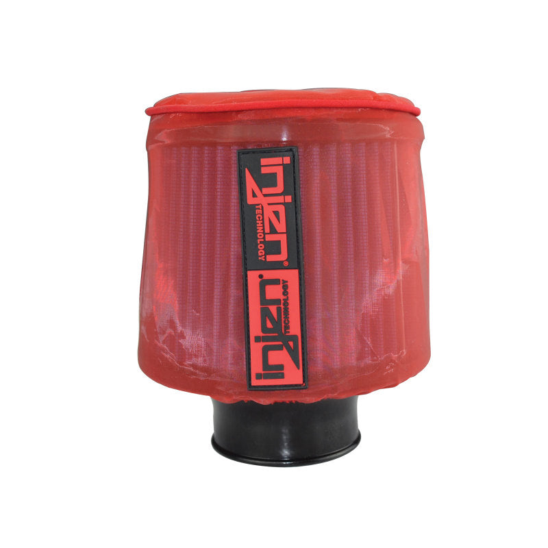 Injen Red Water Repellant Pre-Filter fits X-1015 X-1018 6.75in Base/5in Tall/5in Top 1034RED