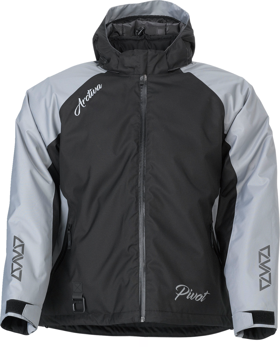 ARCTIVA Women's Pivot 5 Hooded Jacket - Gray - Large 3121-0805