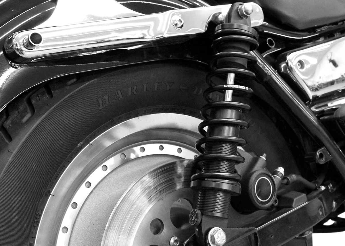 LEGEND SUSPENSION REVO-A einstellbare FXR-Schraubenfederung – Schwarz glänzend – Heavy-Duty – 13" 1310-1110