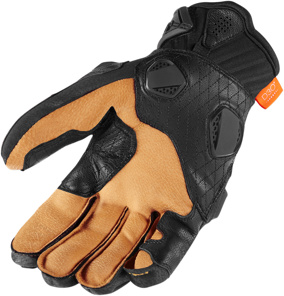 ICON Hypersport™ Short Gloves - Black - Medium 3301-3534