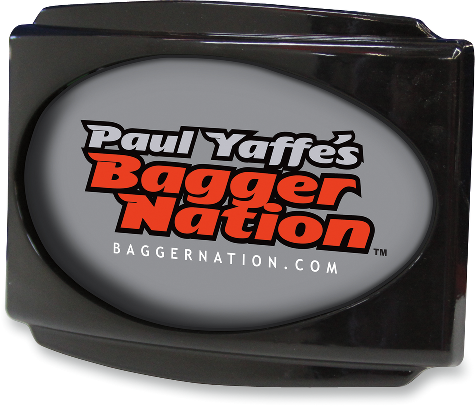 PAUL YAFFE BAGGER NATION License Plate Frame - CVO - Black PYO:USLP3-B