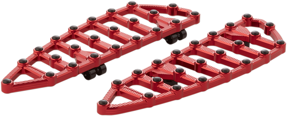 ARLEN NESS MX Driver Floorboards - Red 06-893