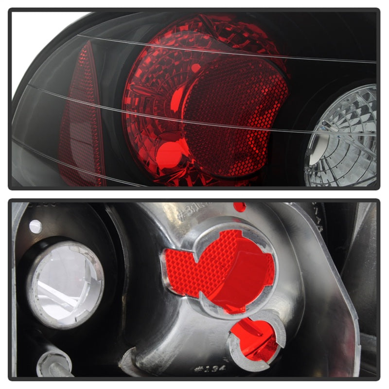 Spyder Toyota Corolla 98-02 Euro Style Tail Lights Black ALT-YD-TC98-BK 5007476