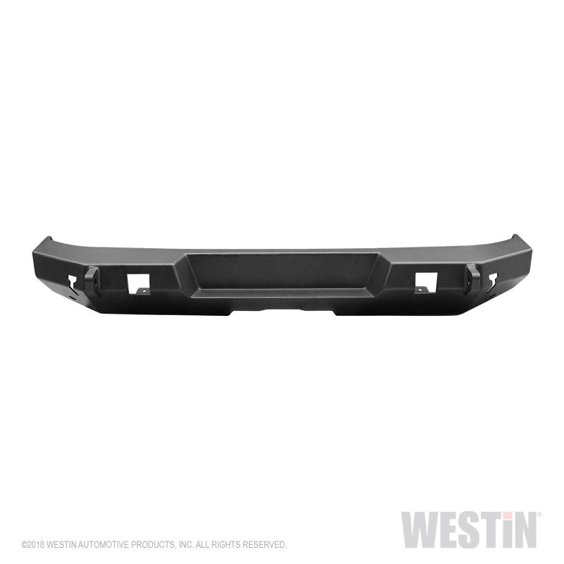 Westin 07-18 Jeep Wrangler JK WJ2 Rear Bumper - Textured Black 59-82005