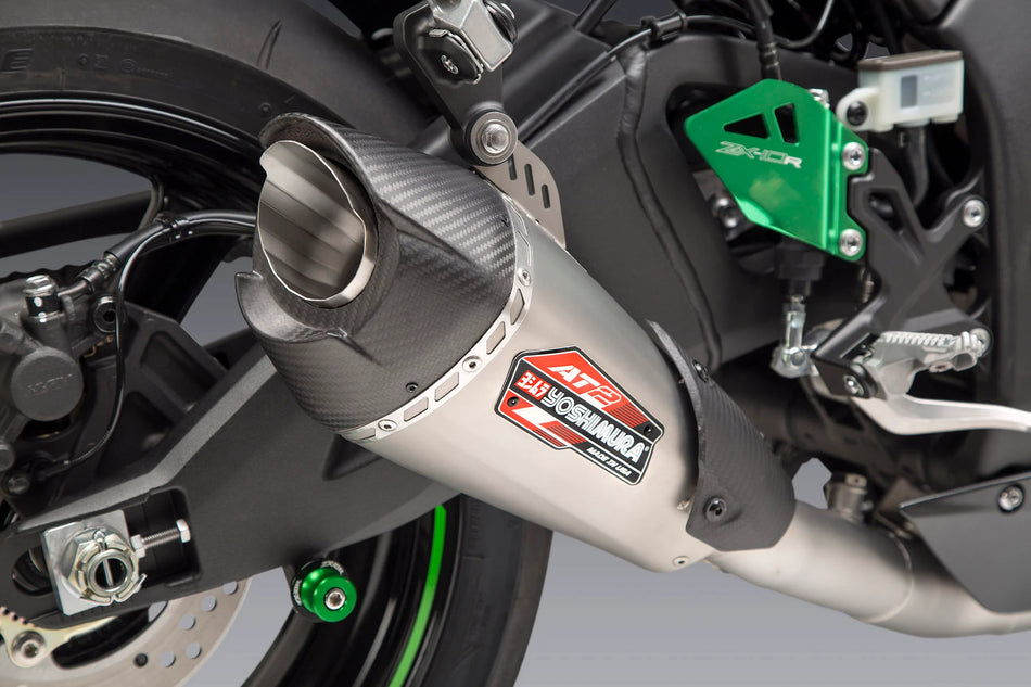 Yoshimura Zx-10r/Rr 21-23 Race At2 Stainless 3/4 Exhaust, W/ Stainless Muffler 14183cp520