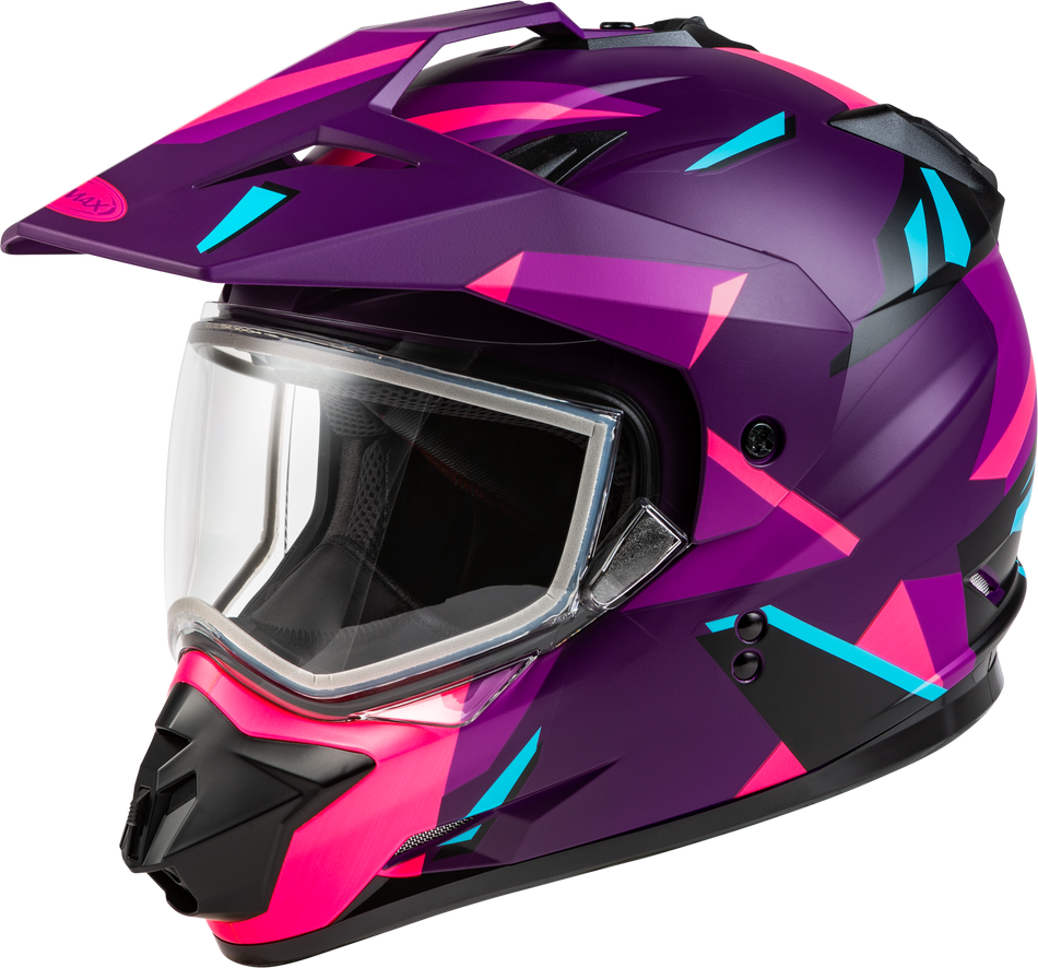 GMAX Gm-11s Ripcord Adventure Snow Helmet Matte Purple/Pink Lg A2114916