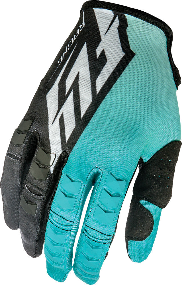 FLY RACING Kinetic Gloves Teal/Black Sz 3 369-41803