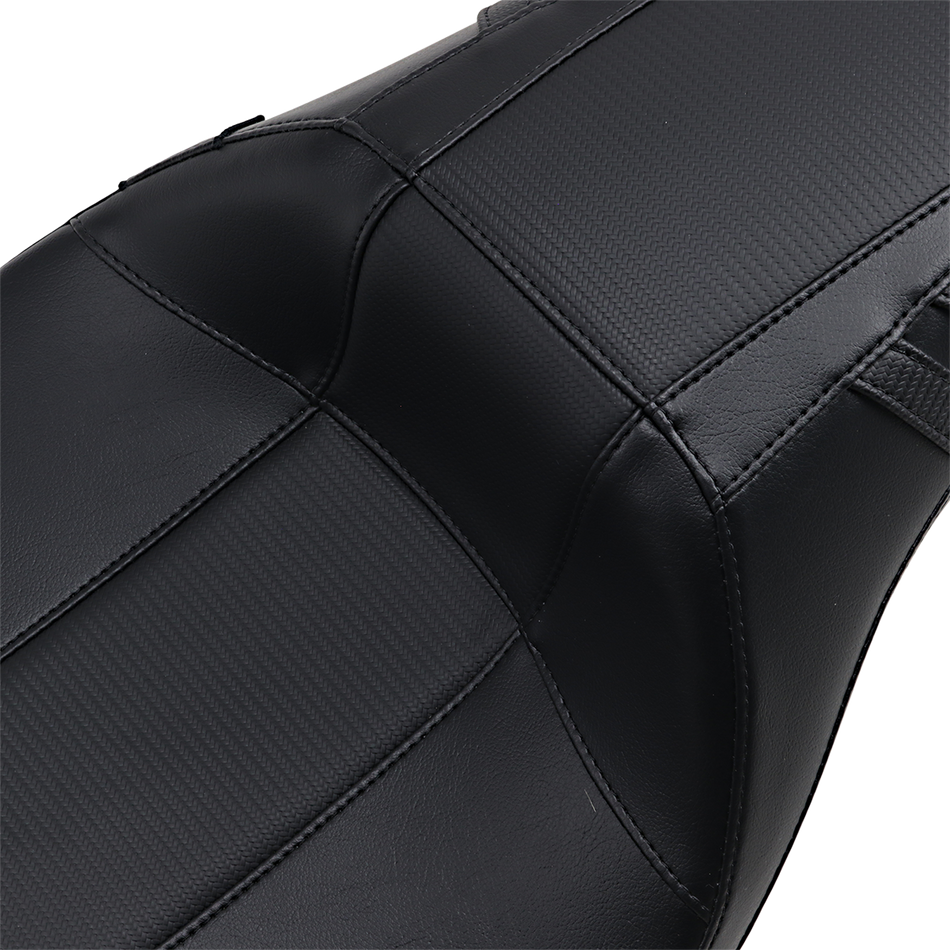 LE PERA Outcast Daddy Long Legs Seat - Full-Length - Without Backrest - Carbon Fiber - Black - FLH LK-987DLGT3